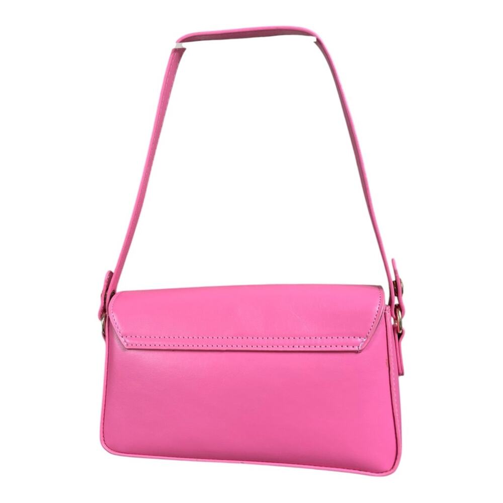 Designer Pink V Logo Shoulder Crossbody Bag - Picture 3 of 15